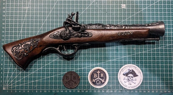 C18 Blunderbuss Pirate Flintlock Pistol. SD-304, A Quality Antique