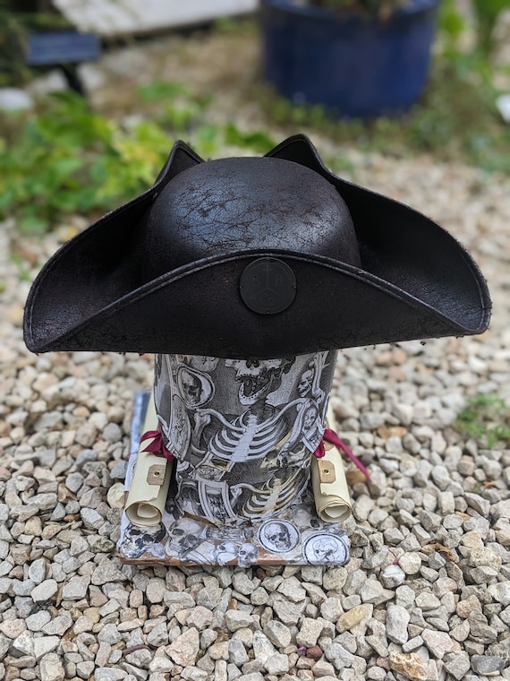 【一点物】 handmade pirate hat gothic 一点物】 handmade pirate hat gothic