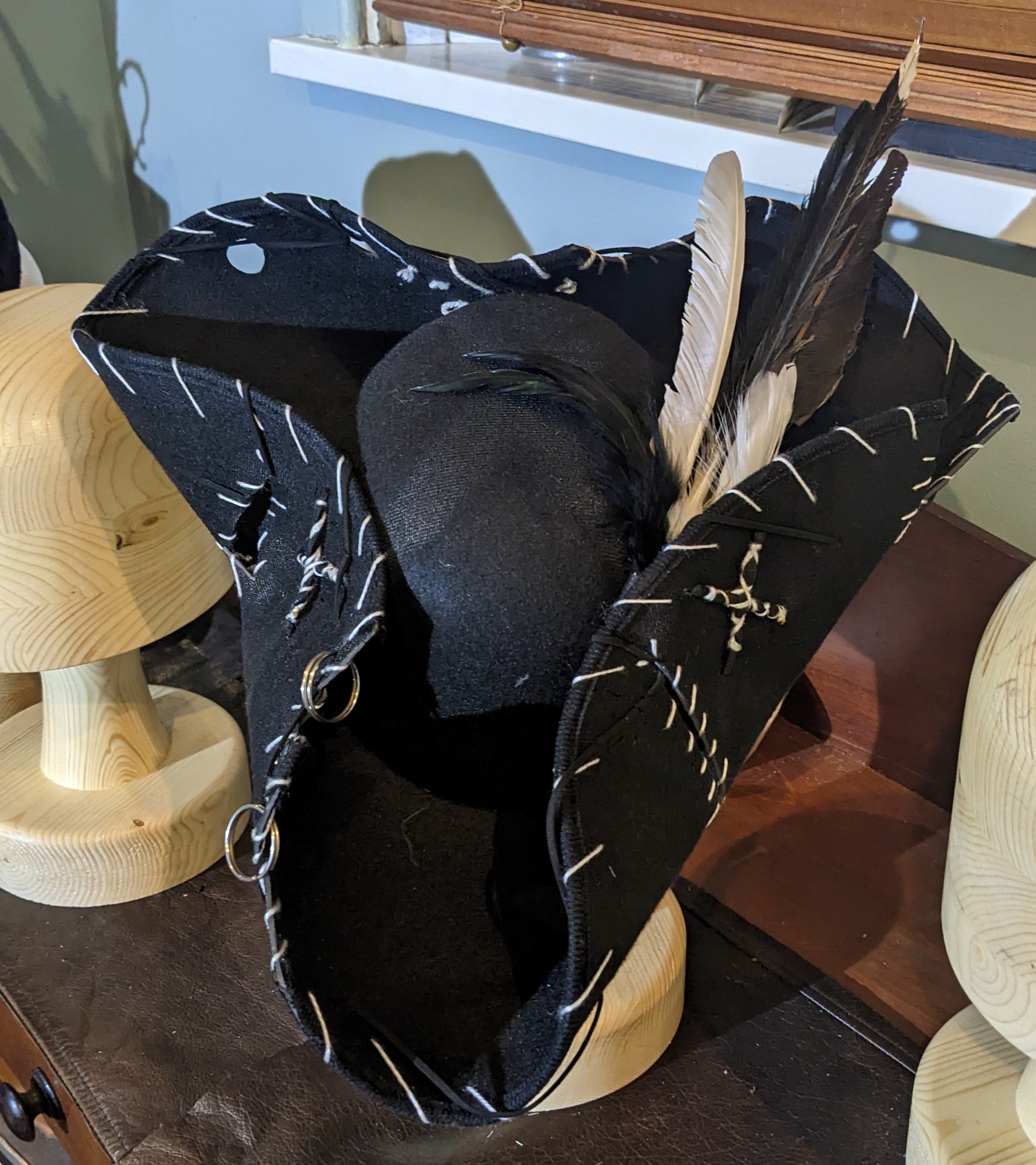 Brazen Pirate Hat - the Night Walker of the Tides Tricorne