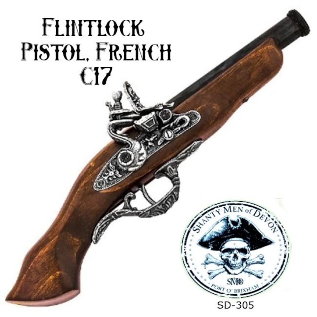 18th Century Flintlock Pirate Pistol. - Etsy