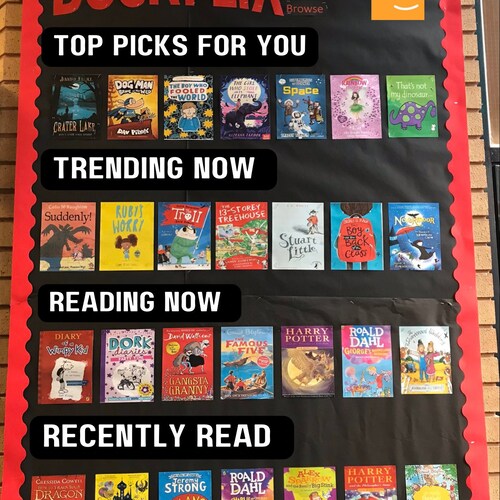 BOOKFLIX Bulletin Board / Display Pack Etsy