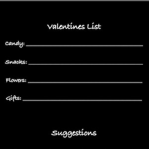 Valentine&#39;s Day Gift Ideas List | The Perfect List Making For Your Perfect Person