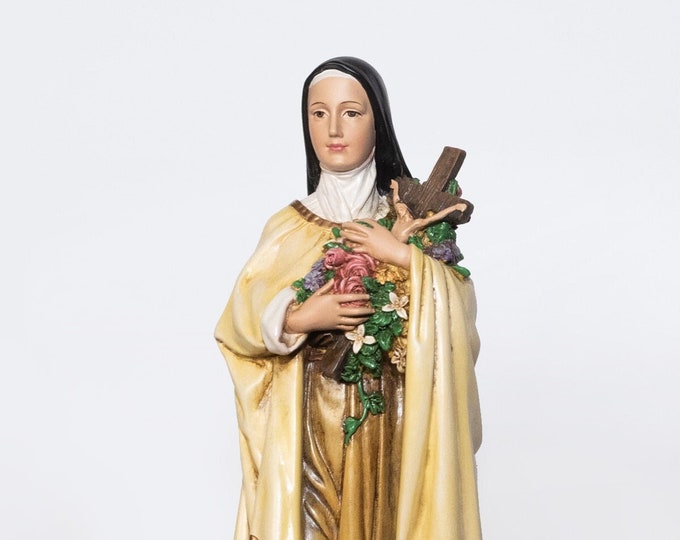 St Therese the Little Flower 10" Statue - Etsy
