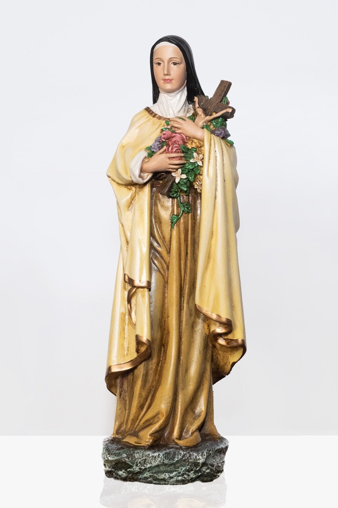 St Therese the Little Flower 10" Statue - Etsy