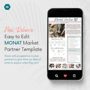 MONAT Market Partner Cheat Sheet - "What to Expect" and FAQ PDF for Prospective MPs: Customizable Canva Template