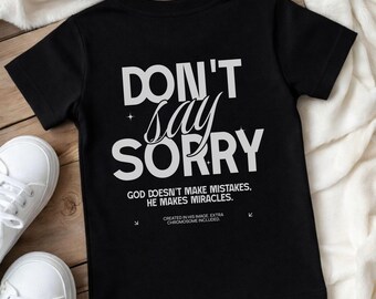 Kids Down Syndrome Tshirt, Not Sorry, world down syndrome toddlers shirt, down syndrome gift, extra chromosome, trisomy 21, lucky few club