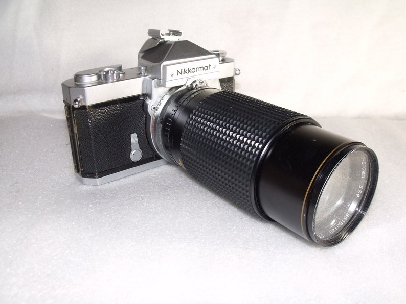 Nikon Nikkormat FTn SLR sold Film Camera with 70-210mm f/3.9 Zoom Lens