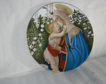 Limoges Madonna and Child By Botticelli - Certified Haviland