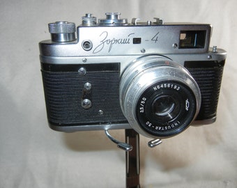 Zorki 4 Rangefinder Camera with Industar 50mm f3.5 lens Vintage Rare