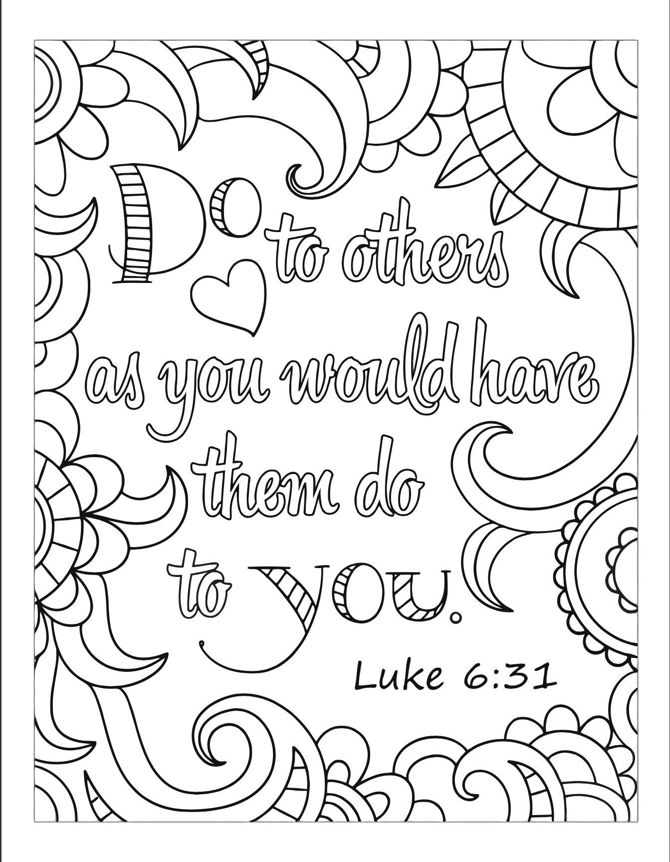 Christian Colouring Digital Book - Etsy Canada
