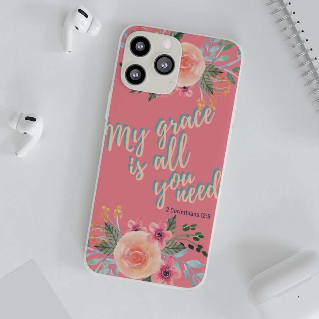 Grace is All You Need Bible Verse Phone Case Christian Etsy