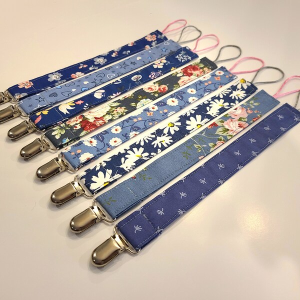 Fabric Pacifier Clip Etsy