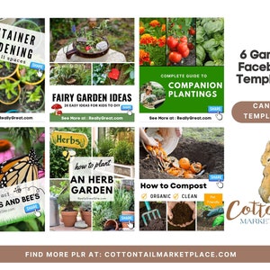 Facebook Template| Canva Template| Blogger Template | Social Media Template| Gardening Templates| Gardening| Gardeners| Small Business