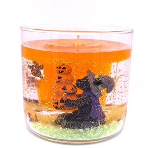 Halloween Refillable 20oz scented gel candle