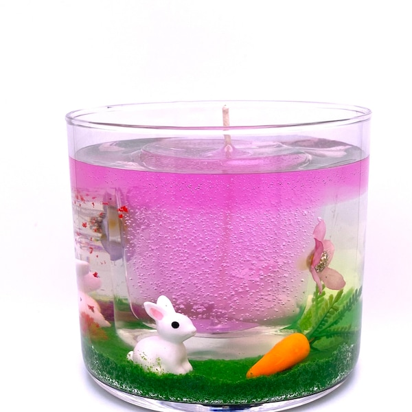 Bunnies Refillable gel candle