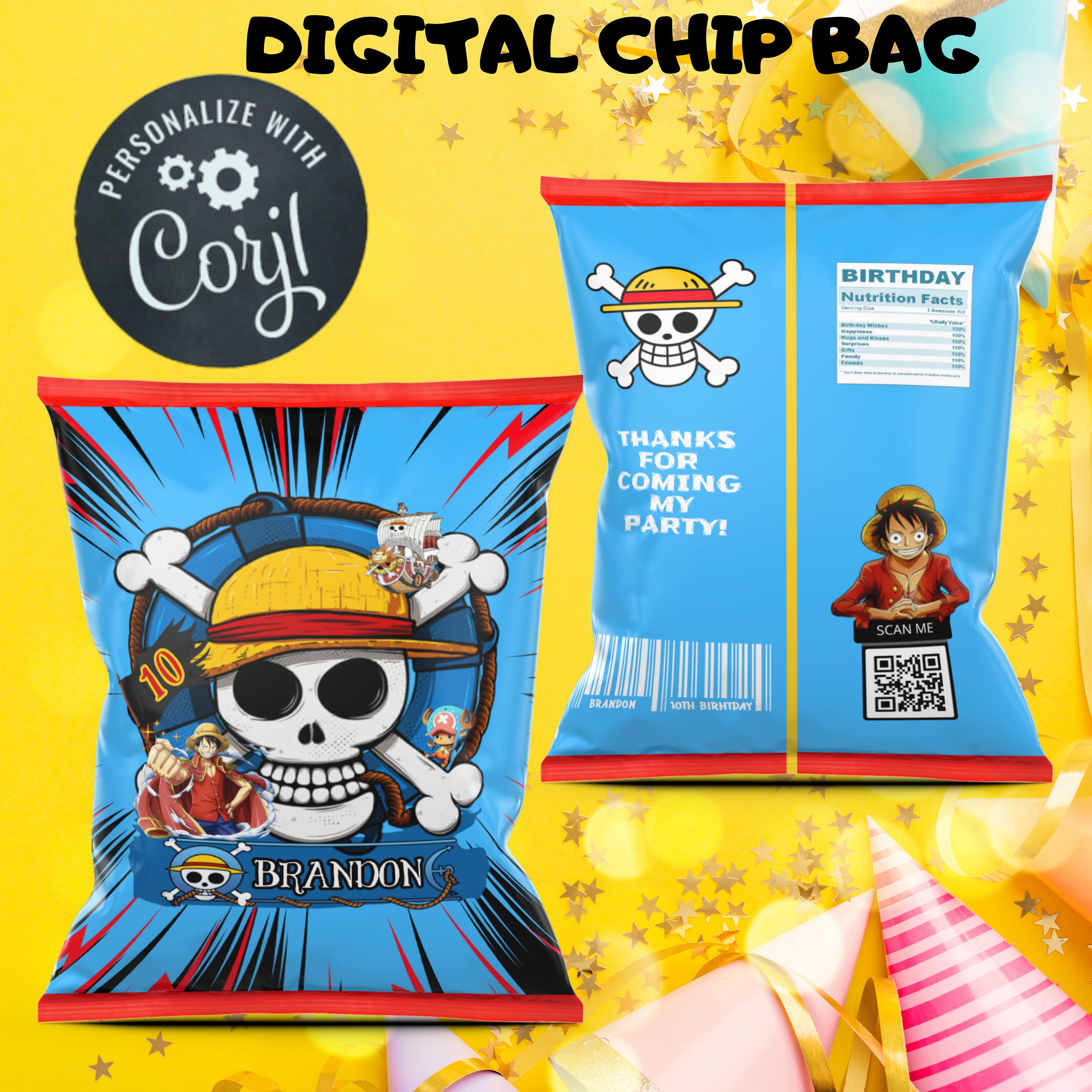 DIY Chip Bag Wrap 