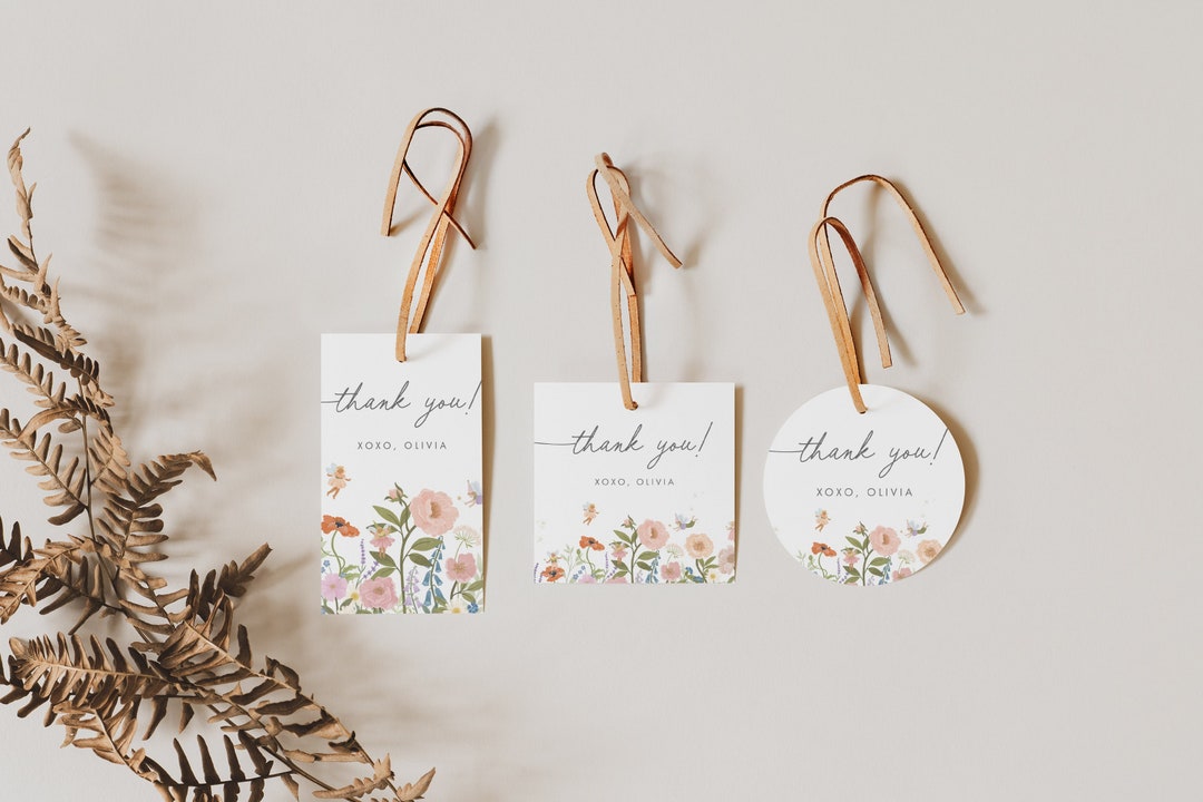 48 Calcomanías De Thank You Fairy Much!​ Para Sellar