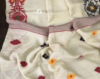 Pure Handwoven Matka Banarasi Silk Saree, Silk Mark Certified, Sarees For Women