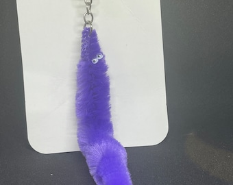 Worm on a String Keychain