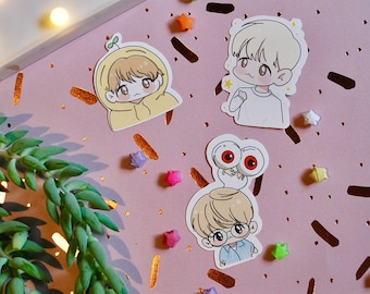 ベッキョン ステッカー、ブックマーク ベッキョン - City Lights アルバム Kpop ジャーナルステッカー - Etsy