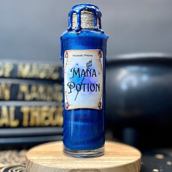 Mana Potion D&D Dice Roller | Class Inspired Dungeons and Dragons d20 Color Changing Magic Potion | DnD Nerdy Gift for GM