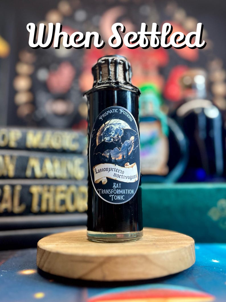 Bat Transformation Tonic | Gothic Fidget Sensory Potion - Etsy