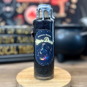 Star Dust: A Color Changing Magic Potion | Whimsical Apothecary Decor | Mythical Fairytale Sensory Fidget | Celestial Gamer Desk Accessory |
