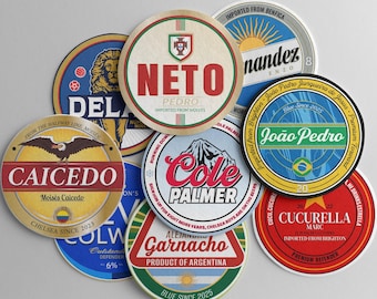 Chelsea Beer Mats Coasters Set – 25/26 Season Edition