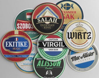 Liverpool Beer Mats Coasters Set – 25/26 Season Edition