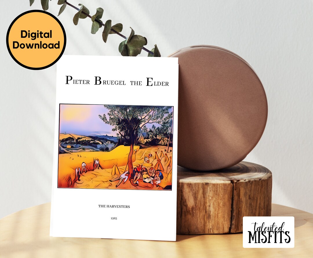 The Harvesters by Pieter Bruegel the Elder Digital Download Wall Art ...