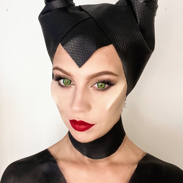 Maleficent cheek prostheses