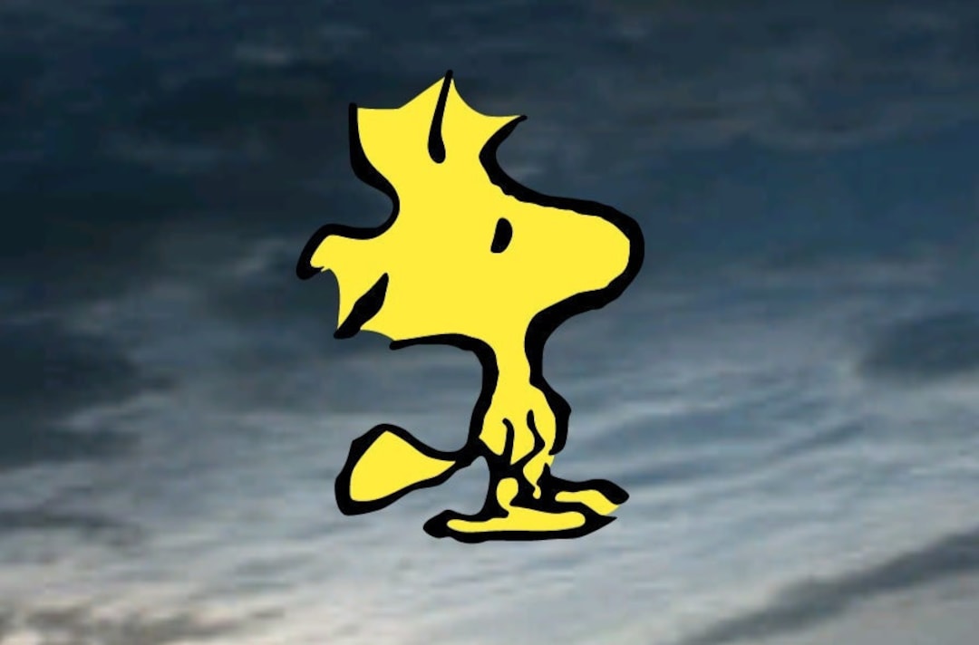 Woodstock Yellow Bird Vinyl Decal FREE SHIPPING Decorative Decal for