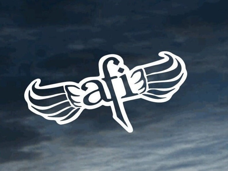 AFI A Fire Inside Vinyl Decal FREE SHIPPING decorative decal for cars, laptops, mugs, mirrors, water bottles, etc. image 1