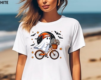 Spooky Season Ghost Shirt: Halloween Fall Apparel
