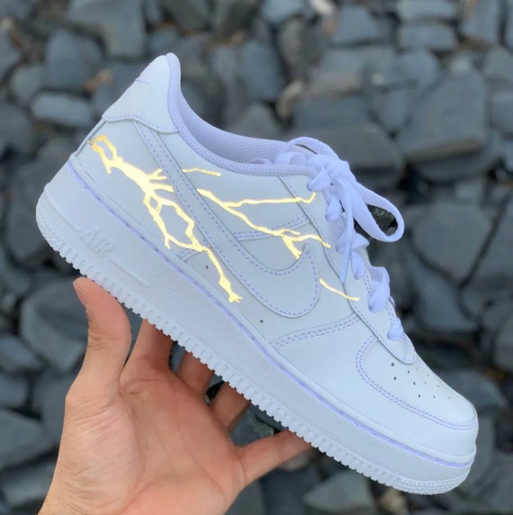 custom air force 1 lightning