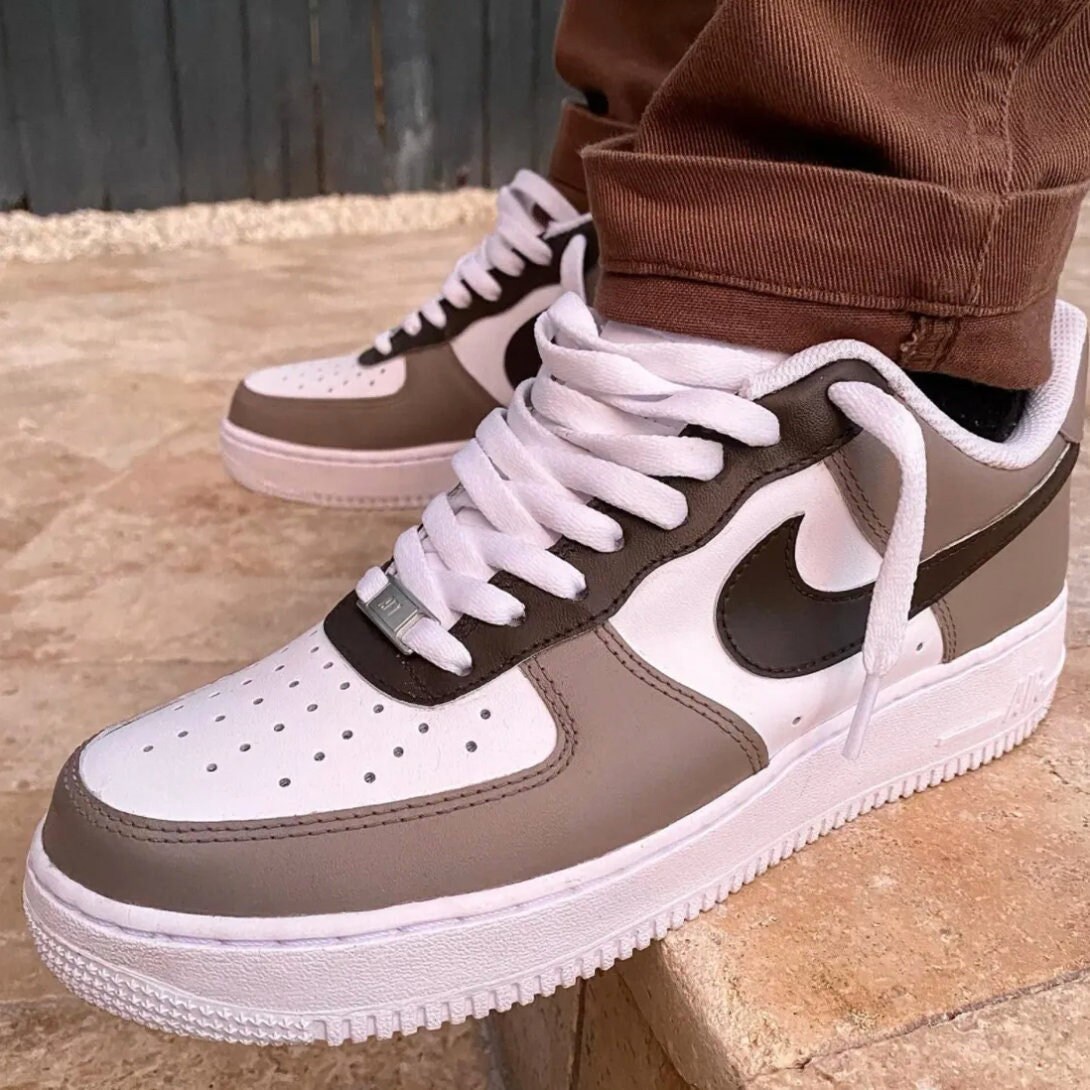 Dark Mocha Custom Air Force 1 | Etsy