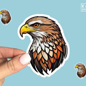 Majestic Hawk Sticker for Wildlife Lovers