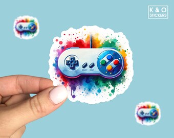 Retro Gamer 16bit Controller Sticker - Perfect Gift  for Gamers