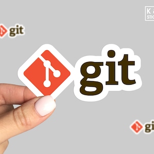 Git Sticker, Git Laptop Sticker, Git Car Sticker, Git