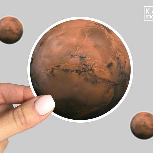Mars Sticker - Etsy