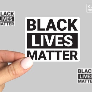 Black Lives Matter Sticker, Vinyl, BLM, Decal Sticker, BLM Sticker, blm bumper sticker ,Laptop sticker