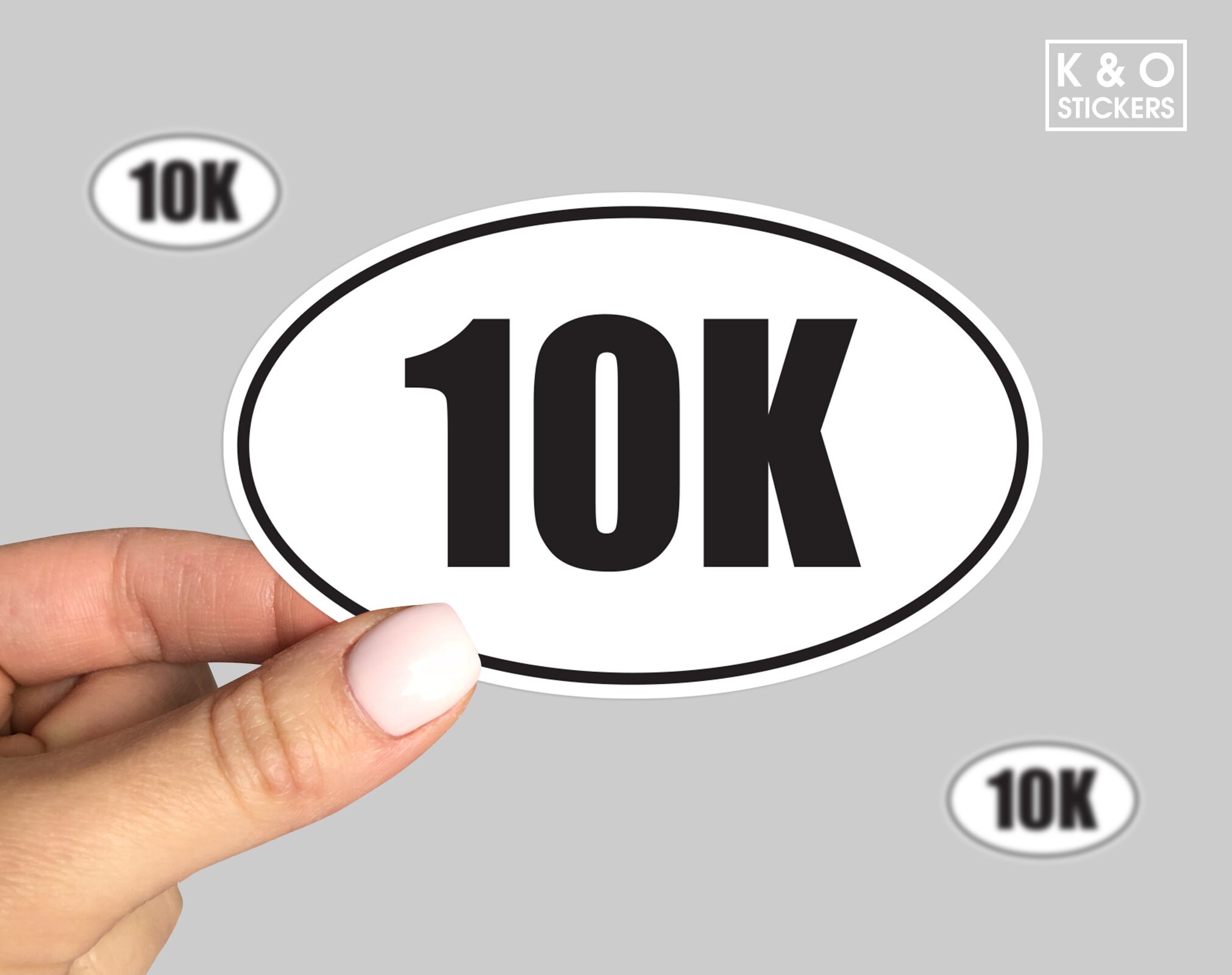10k Marathon Sticker, Waterproof - Etsy