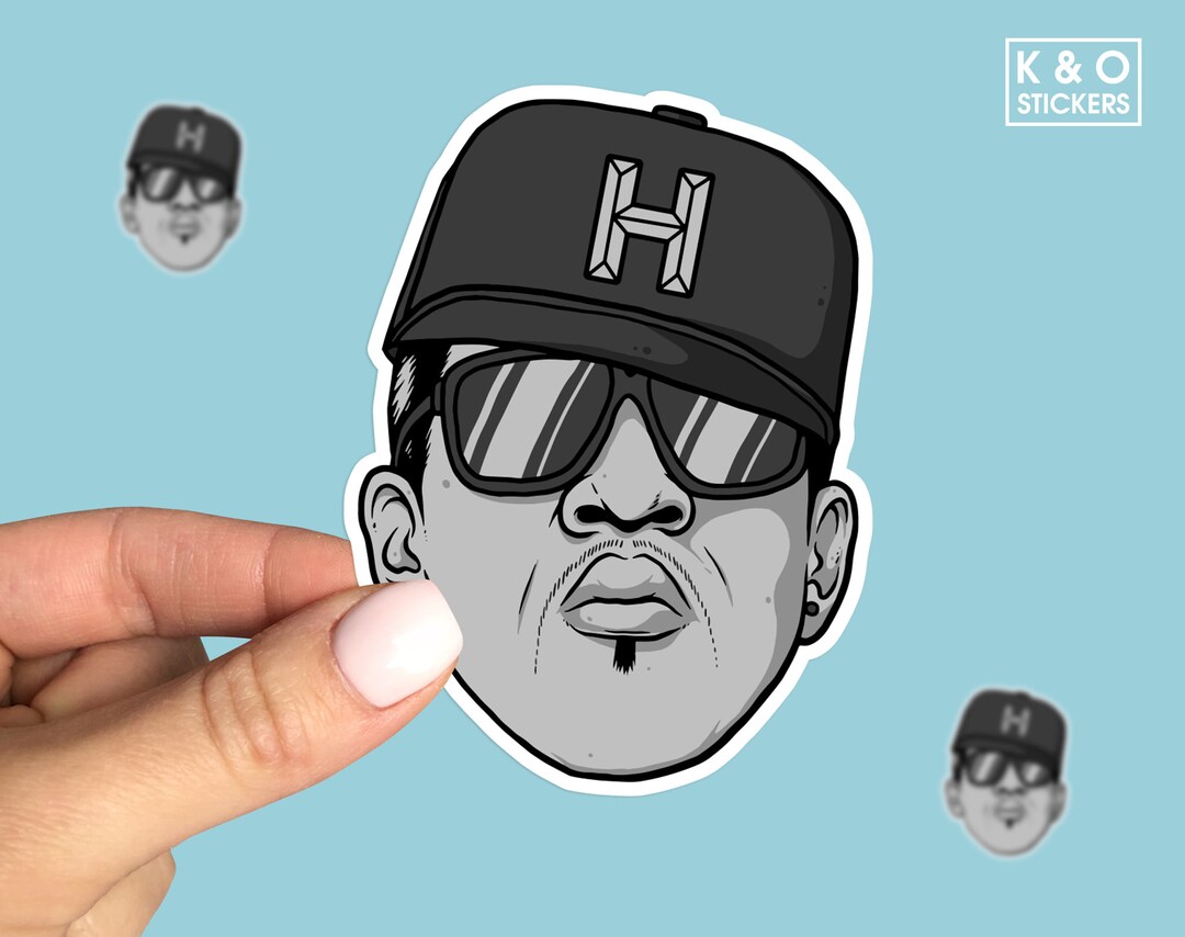 Sticker Rapper Chain Hip-hop Sticker, Rapper Sticker, Chance the Rapper Sticker, West Side ...