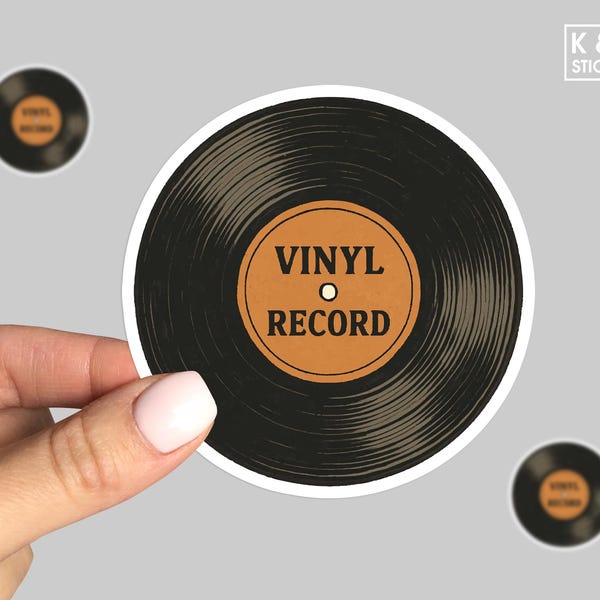 Record Stickers - Etsy