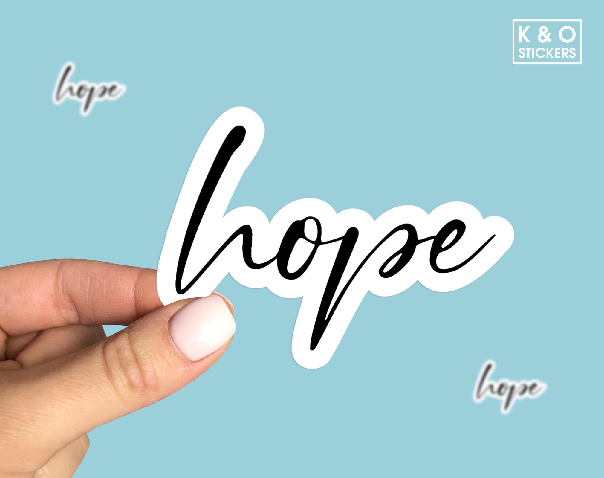 Project Hope Sticker Hope Sticker - Inspirational Vinyl Decal for Motivation and Positivity ...