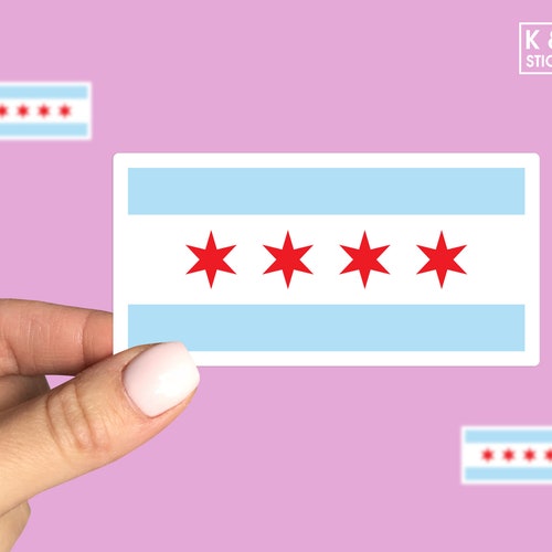Chicago Vinyl Sticker - Etsy