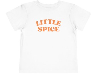 Little Spice / T-Shirt in jersey per bambini / Pumpkin Spice / Autunno / Autunno / Abbinamento con Spice Girl T-Shirt / Set /