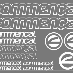 Set De Stickers / Décalcomanies Vélo COMMENCAL - Vinyle - Résistant Eau/UV (Neuf)