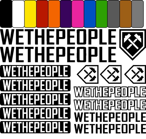 Wethepeople sticker sale