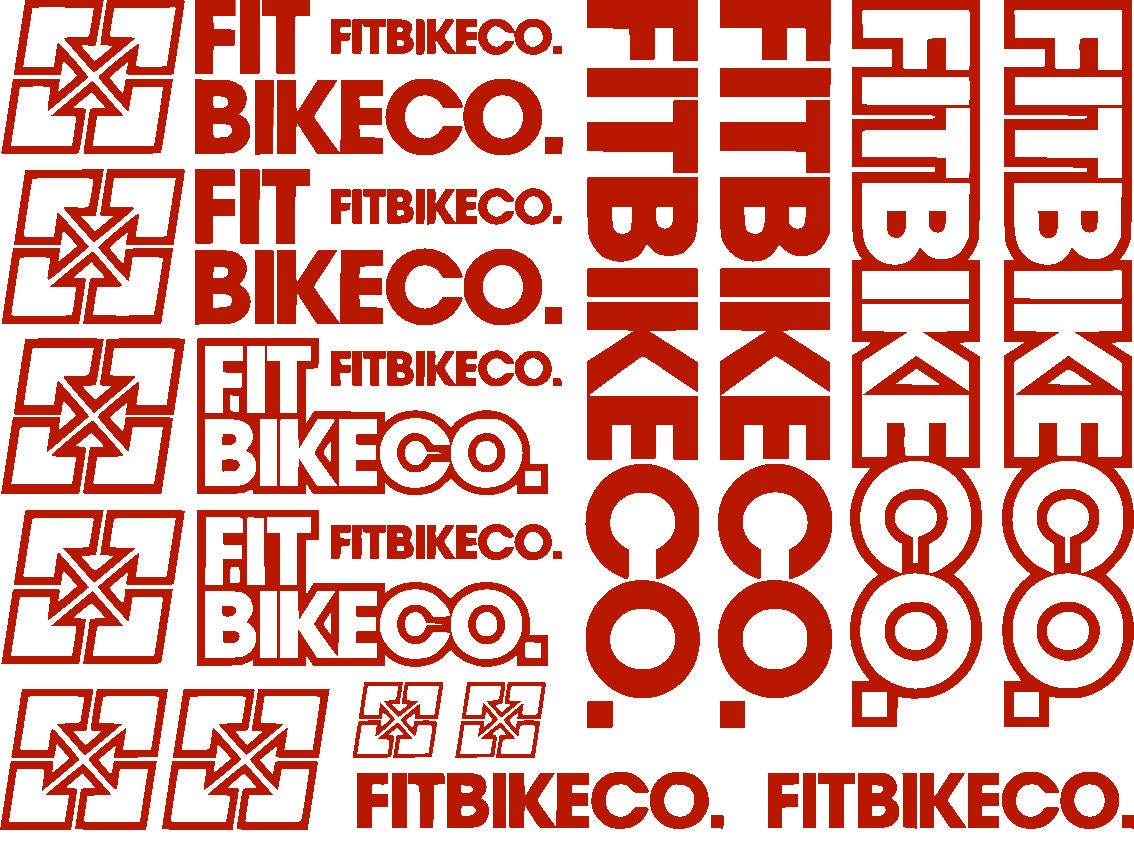 Fitbikeco stickers sale